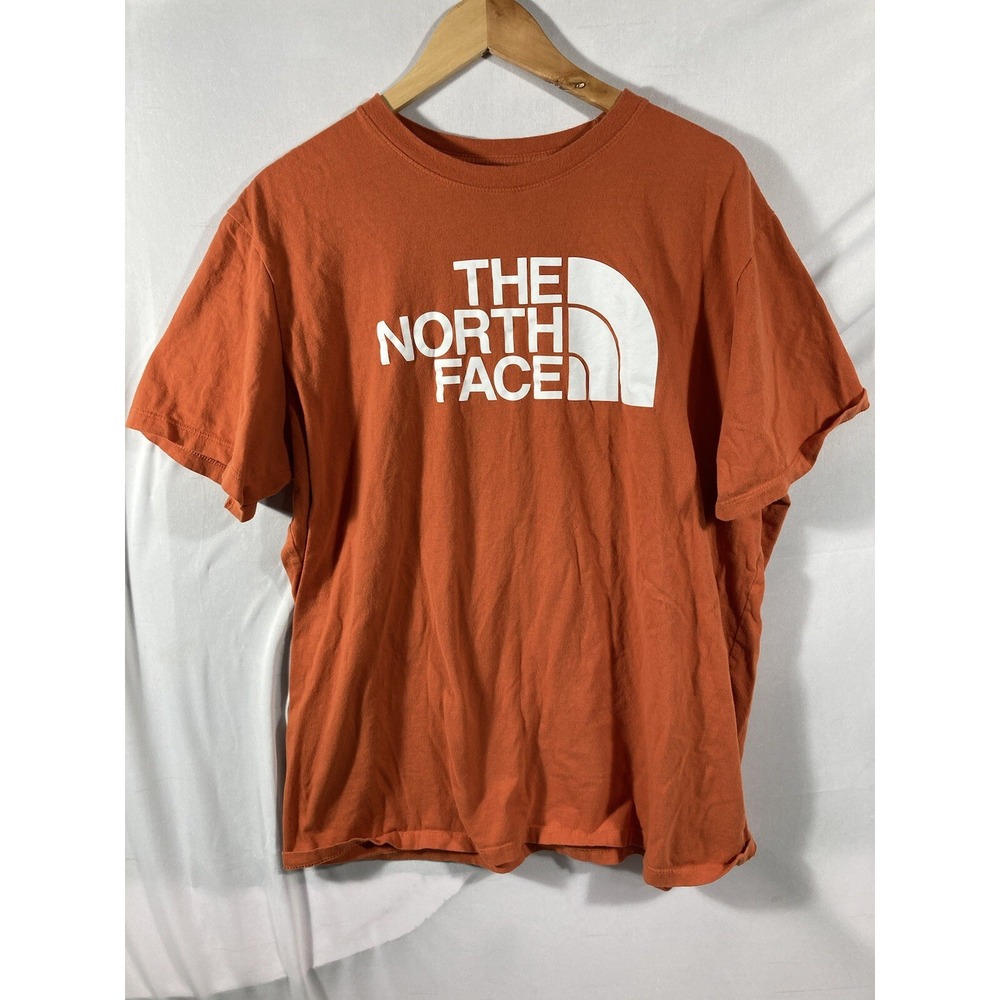North Face Orange T-Shirt Men's Size Xl